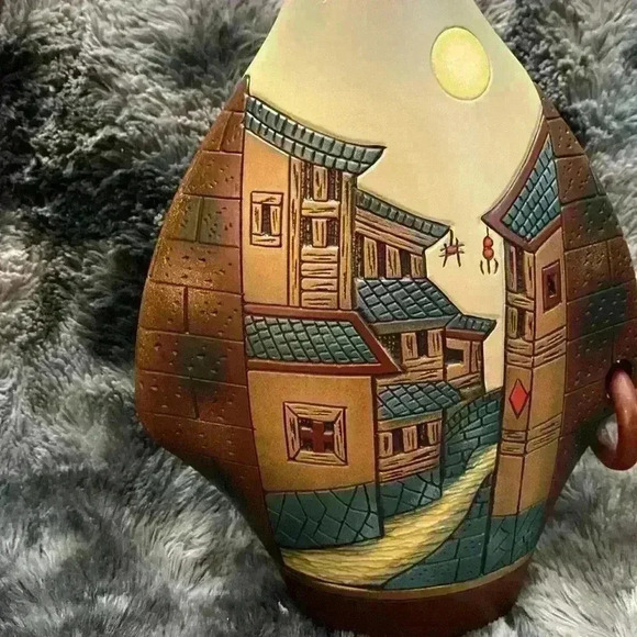 Decoration Home Work of Art Living Room Bookcase Ornaments Ceramic Vase - Picture 12 of 16